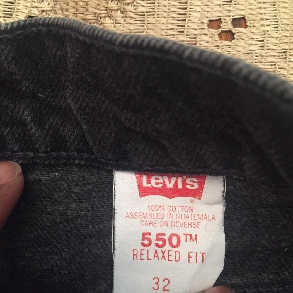 Levi's Orange Tab Denim Shorts Faded Black High Rise 90s Vintage - Picture 10 of 12